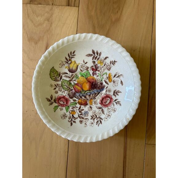 Windsor Ware Johnson Bros England Pomona set of 6 Saucer Plates 5.5" Vintage - Picture 2 of 7